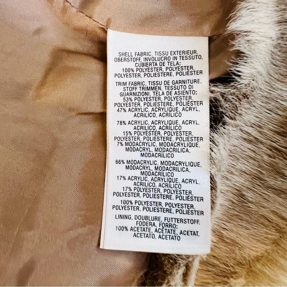 ANTHROPOLOGIE MIXED MEDIA FAUX FUR VEST PATCHWORK SIZE SMALL - Picture 11 of 11